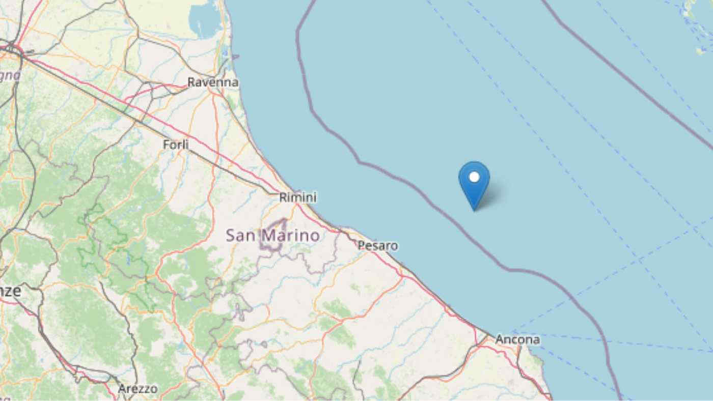 Terremoto 5.7 sulla costa marchigiana: scossa avvertita da Venezia a Roma