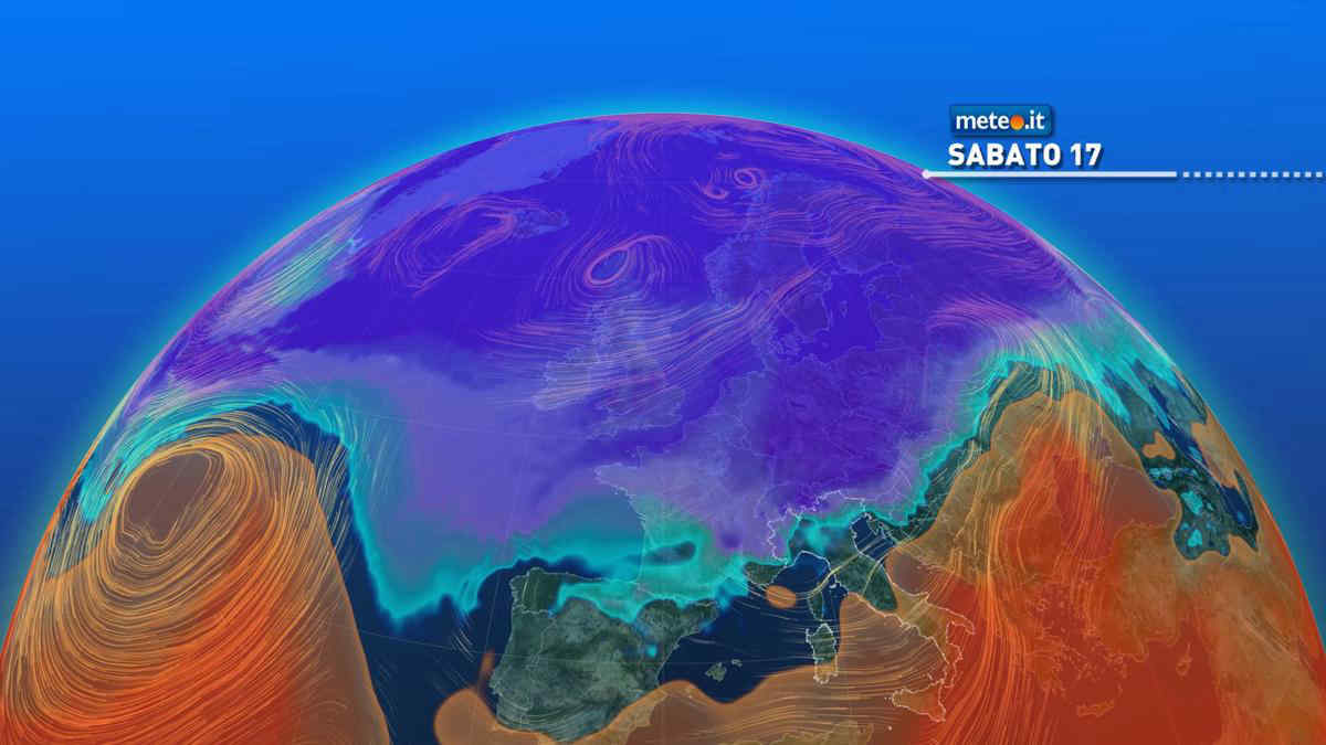 Meteo: sabato 17 dicembre veloce fronte freddo! Stop caldo anomalo al Sud