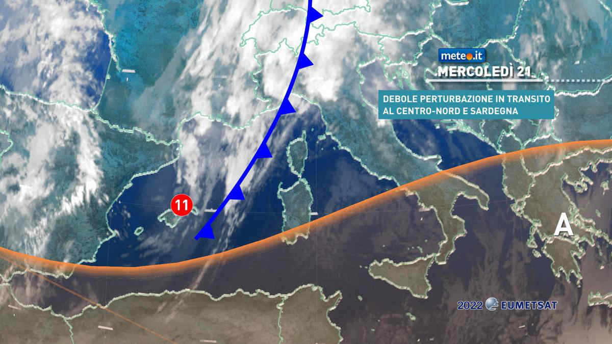 Meteo: qualche pioggia fino a giovedì 22 dicembre. Natale stabile e mite