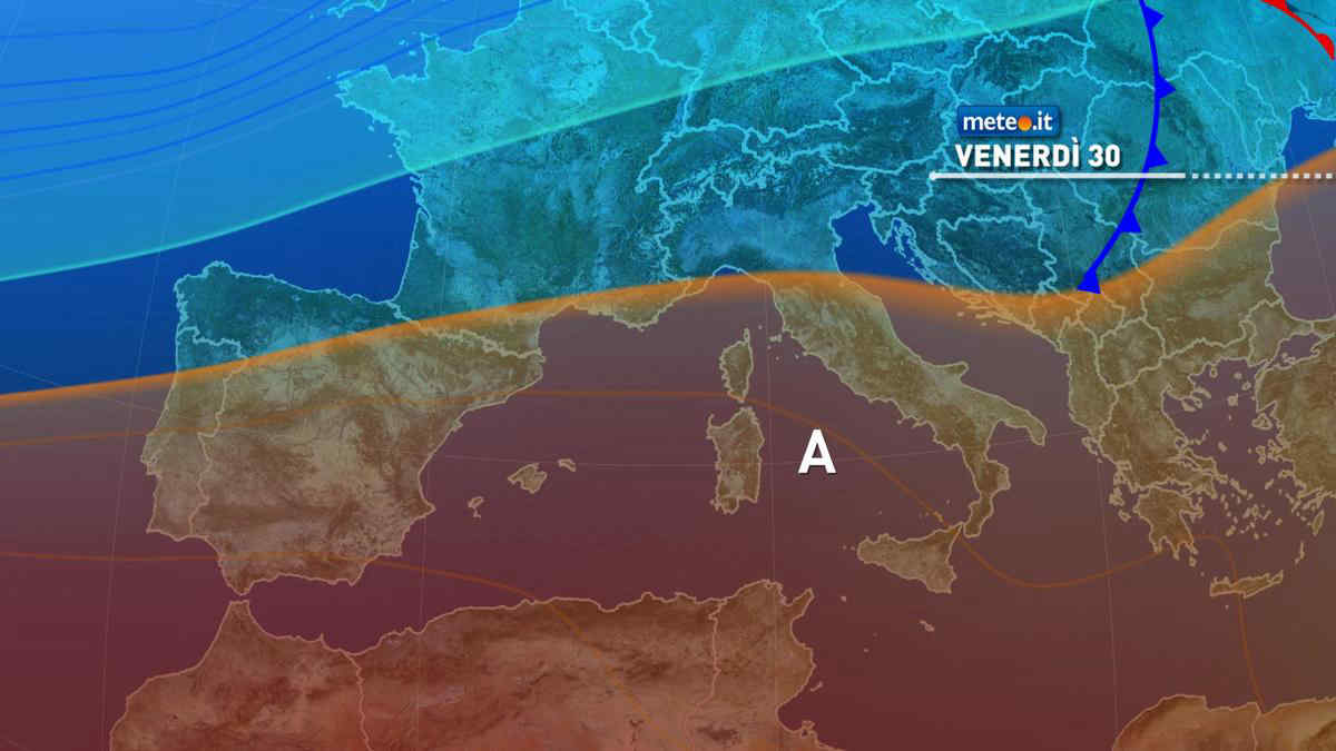 Meteo, torna ad espandersi con più decisione l’alta pressione nord-africana