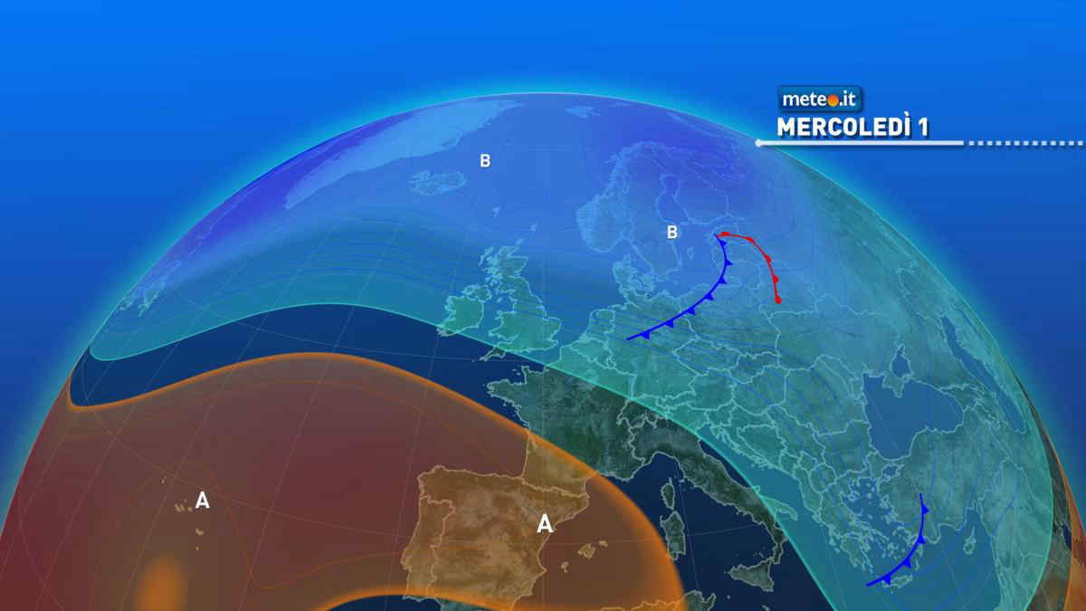 Meteo: oggi, 1 febbraio, prevale il sole e un po' di vento. Rialzo termico