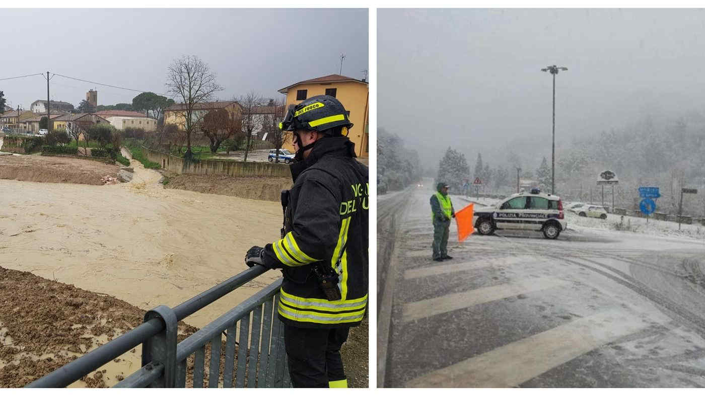 Maltempo: Italia sotto la neve tra scuole chiuse e allerta meteo per temporali e vento. Foto e Video