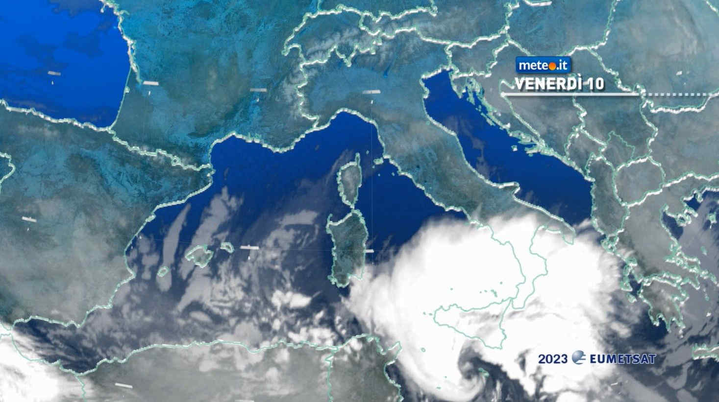 Meteo, ciclone Helios sulla Sicilia: 10 febbraio di forte maltempo con raffiche a 100 km/h