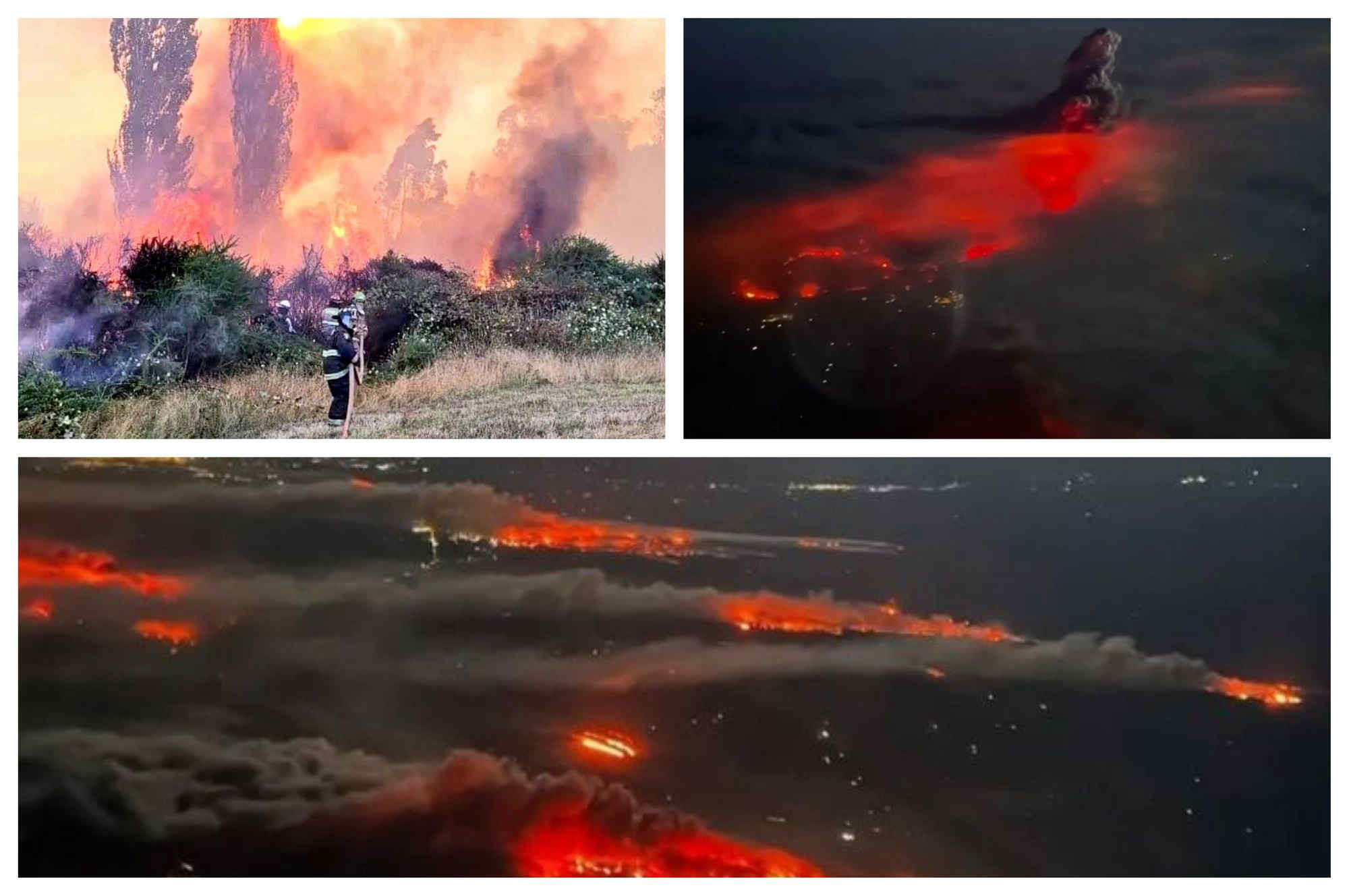 Cile, stato di catastrofe: gli incendi mandano in fumo 7.000 ettari