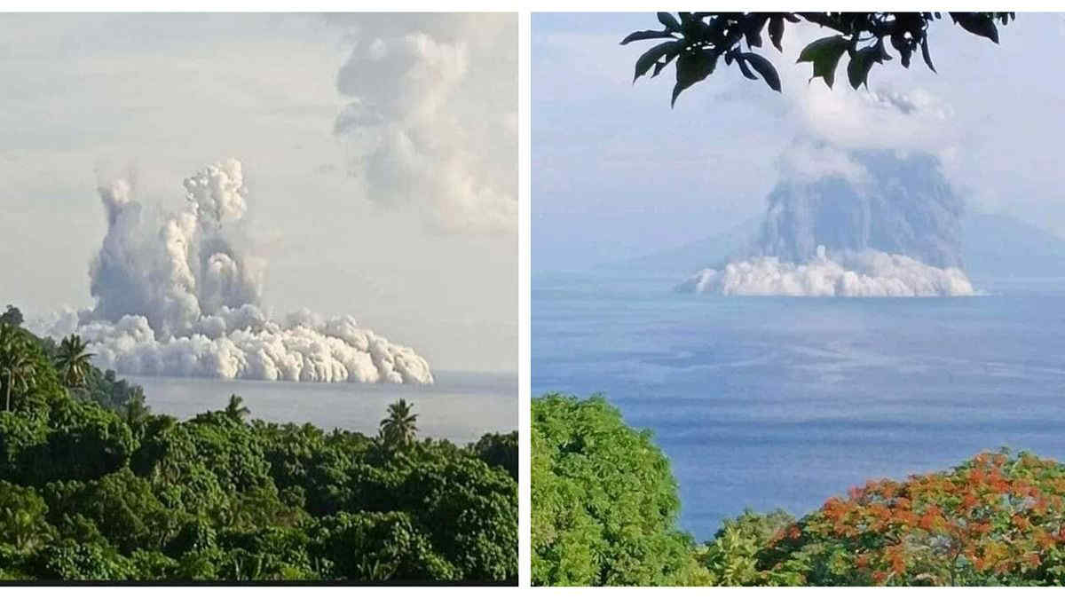 Potente eruzione del vulcano sottomarino East Epi alle Vanuatu: “Allerta terremoti e tsunami” - FOTO