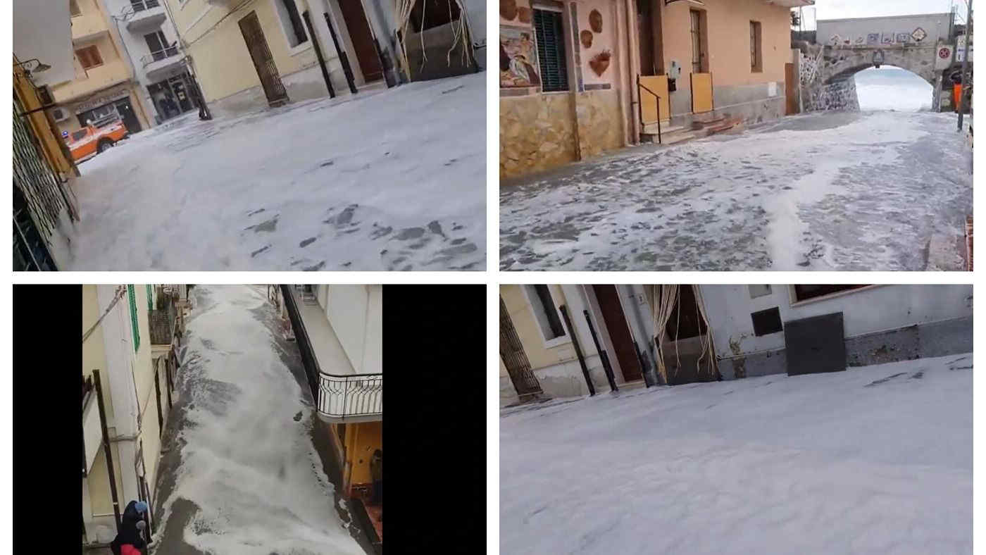 Maltempo in Sicilia, strade invase dall'acqua, Scaletta Zanclea rivive l'incubo dopo l'alluvione del 2009