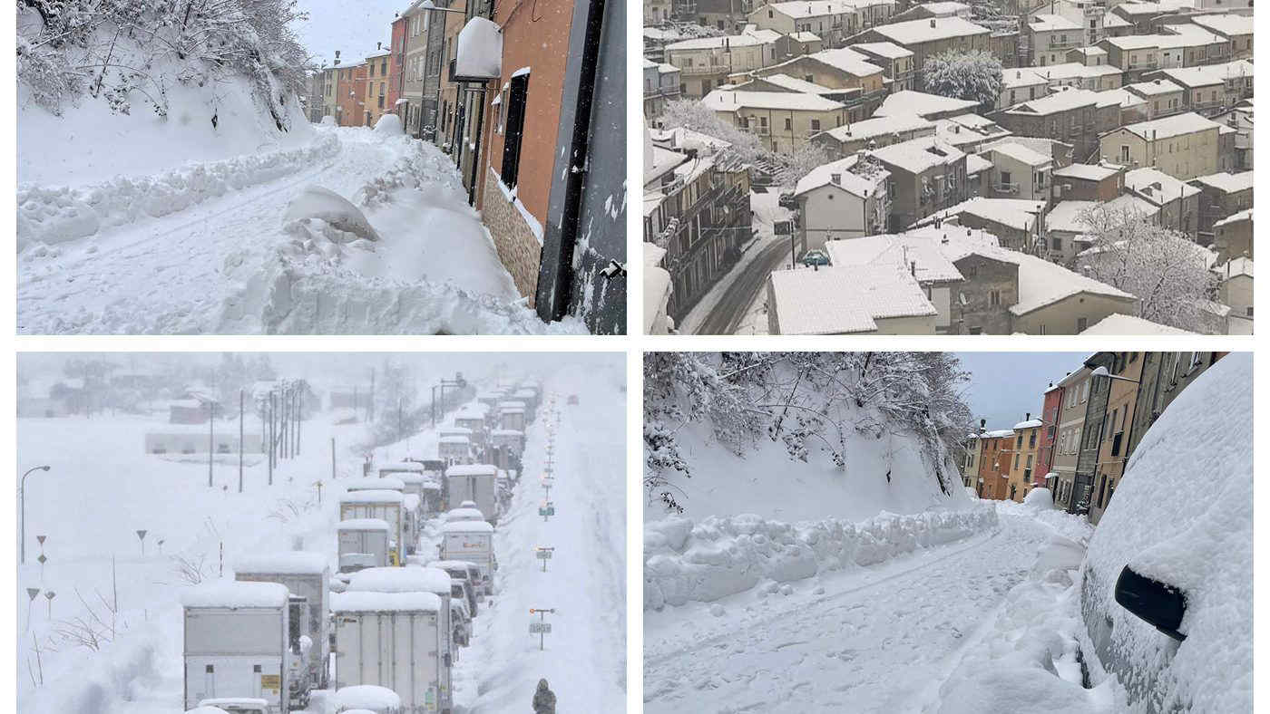 Calabria, nevicata record in Sila: a San Giovanni in Fiore mai così tanta da 15 anni. Le immagini