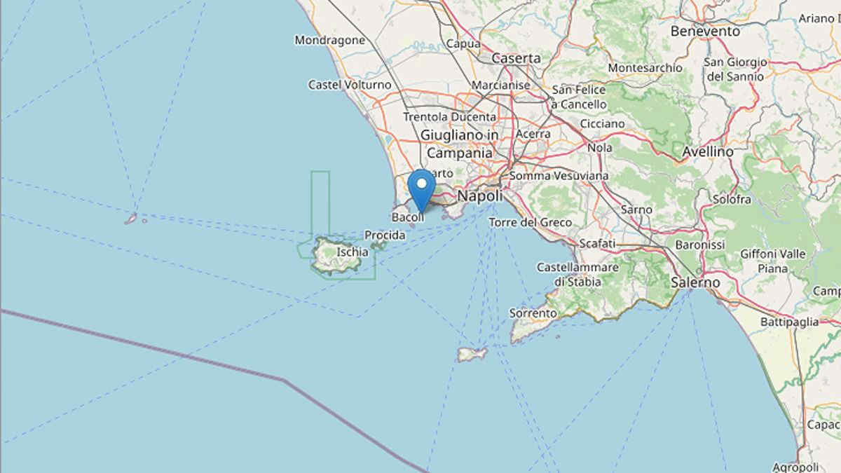Terremoto nella notte a Napoli, scossa magnitudo 3.0 nei Campi Flegrei, epicentro a Bacoli