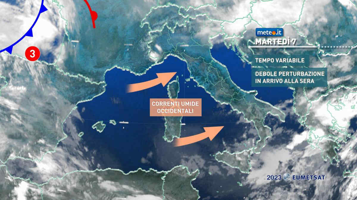 Meteo, tempo variabile tra il 7 e l'8 marzo: arriva qualche pioggia. Ecco dove