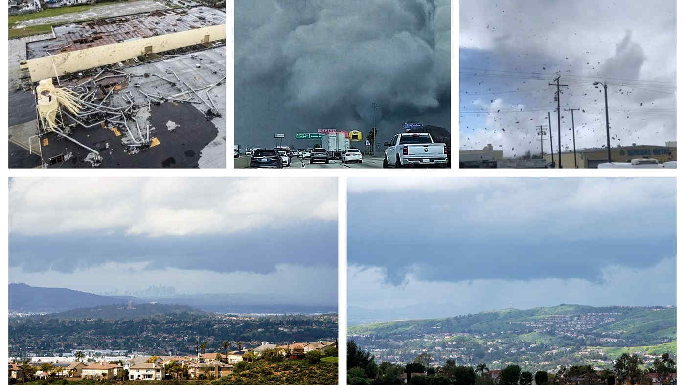 Violento tornado si abbatte su Los Angeles: diversi i danni alle strutture - VIDEO