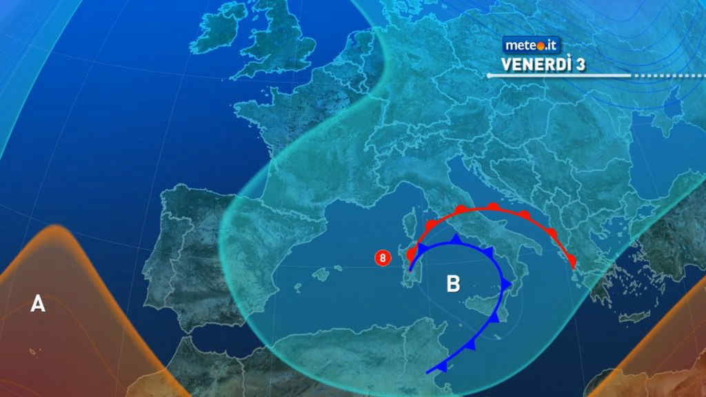 Meteo 3 marzo: il ciclone mediterraneo porta ancora piogge in molte regioni, ultimi effetti nel weekend
