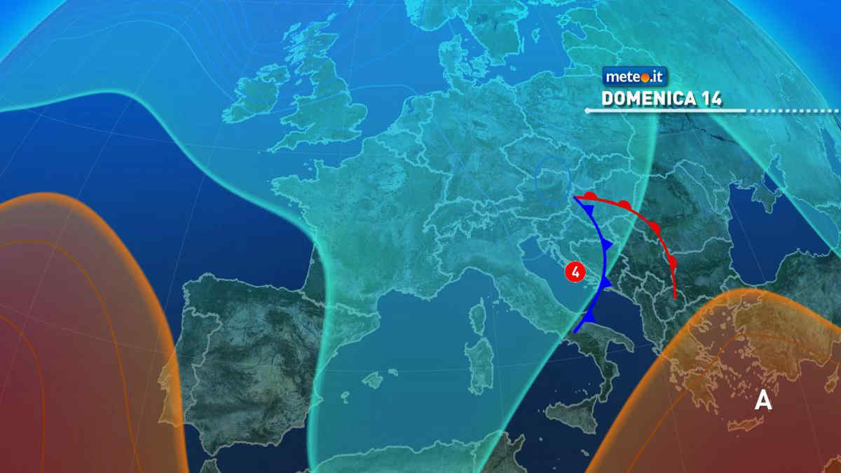 Meteo, oggi domenica 14 maggio, ancora instabile. Domani ciclone mediterraneo