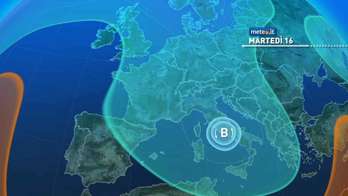 Meteo, 16 maggio fase di maltempo critica: ciclone mediterraneo in azione