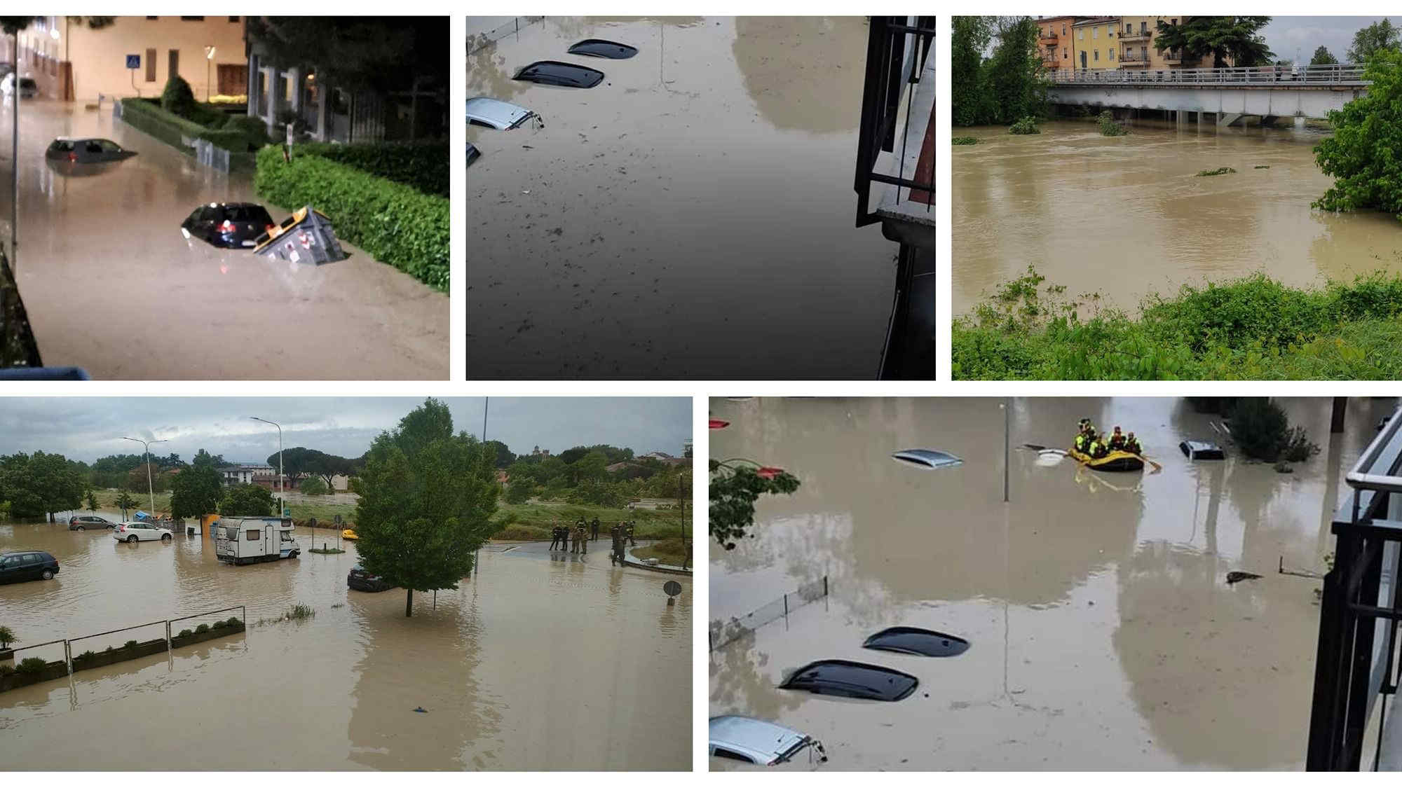 Alluvione a Faenza: persone isolate e case sommerse dall'acqua - Foto e Video