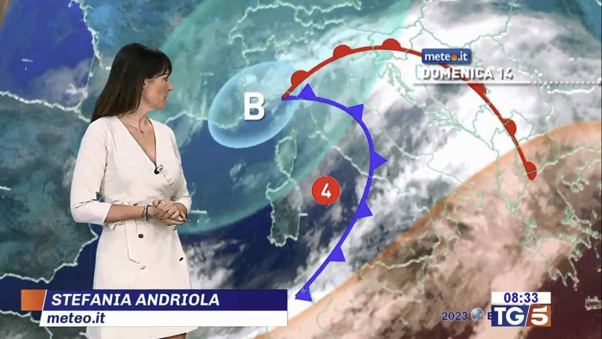 Meteo, domenica 14 maggio di pioggia. Ciclone Mediterraneo in formazione