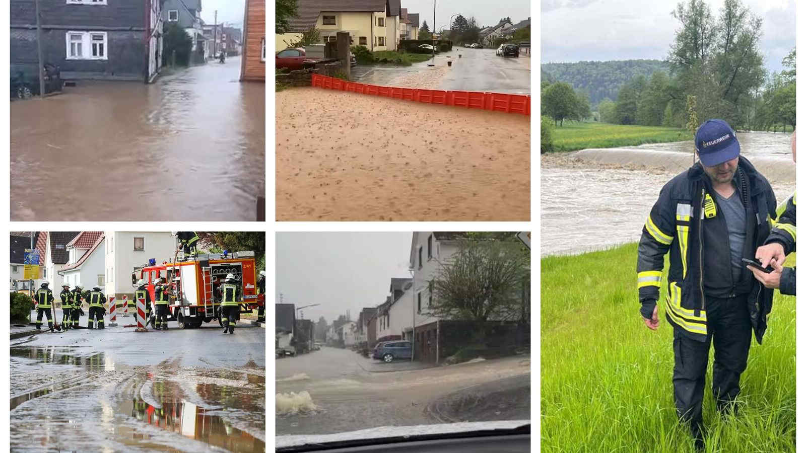 Germania alle prese con alluvioni e frane: la situazione e le immagini
