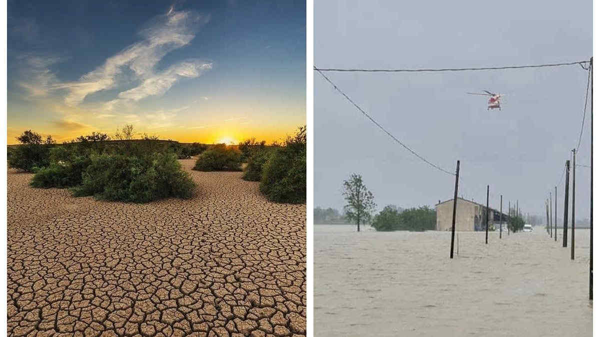 Dall'emergenza siccità a quella alluvioni: le due facce del cambiamento climatico