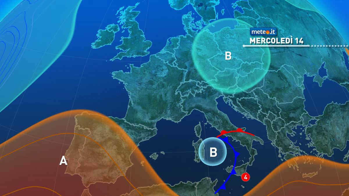 Meteo, Italia nel mirino dei temporali. Mercoledì 14 nuova perturbazione