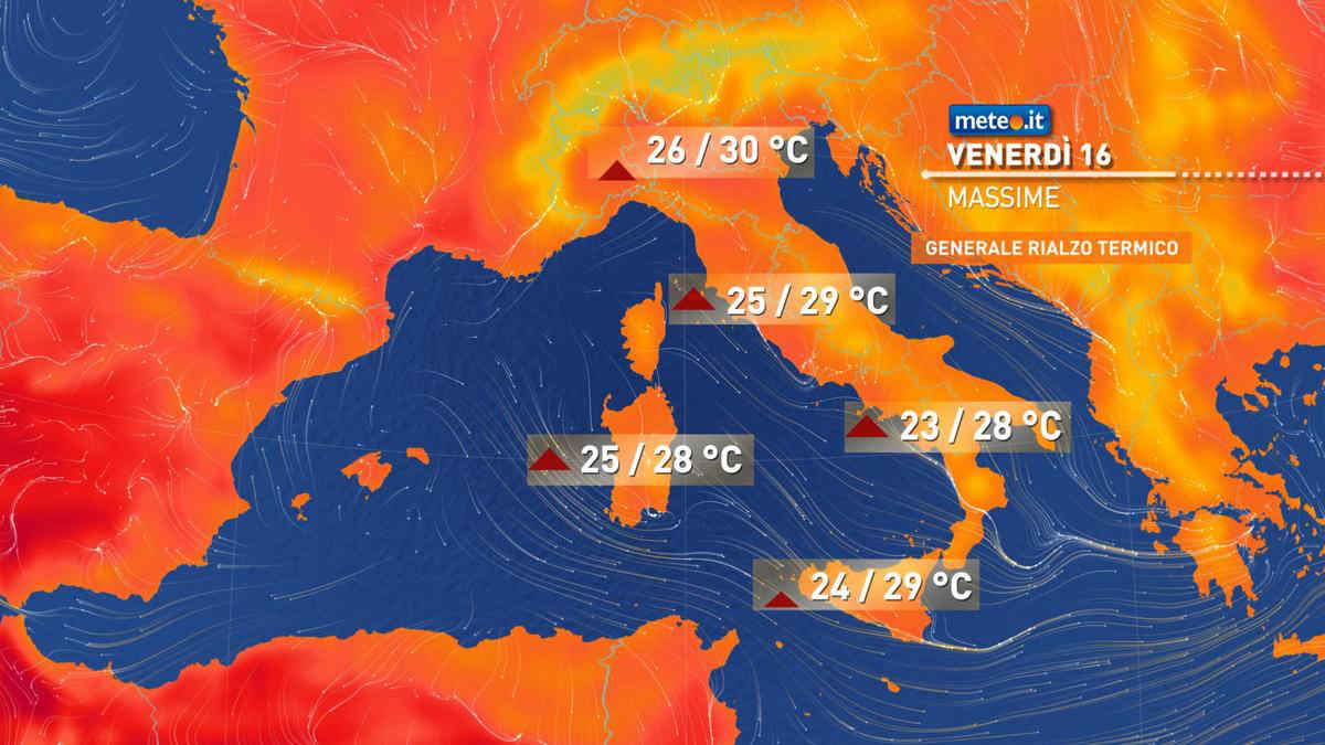 Ultime piogge e temporali, poi cambia tutto: dal weekend torna l'anticiclone! Le previsioni meteo dal 16 giugno