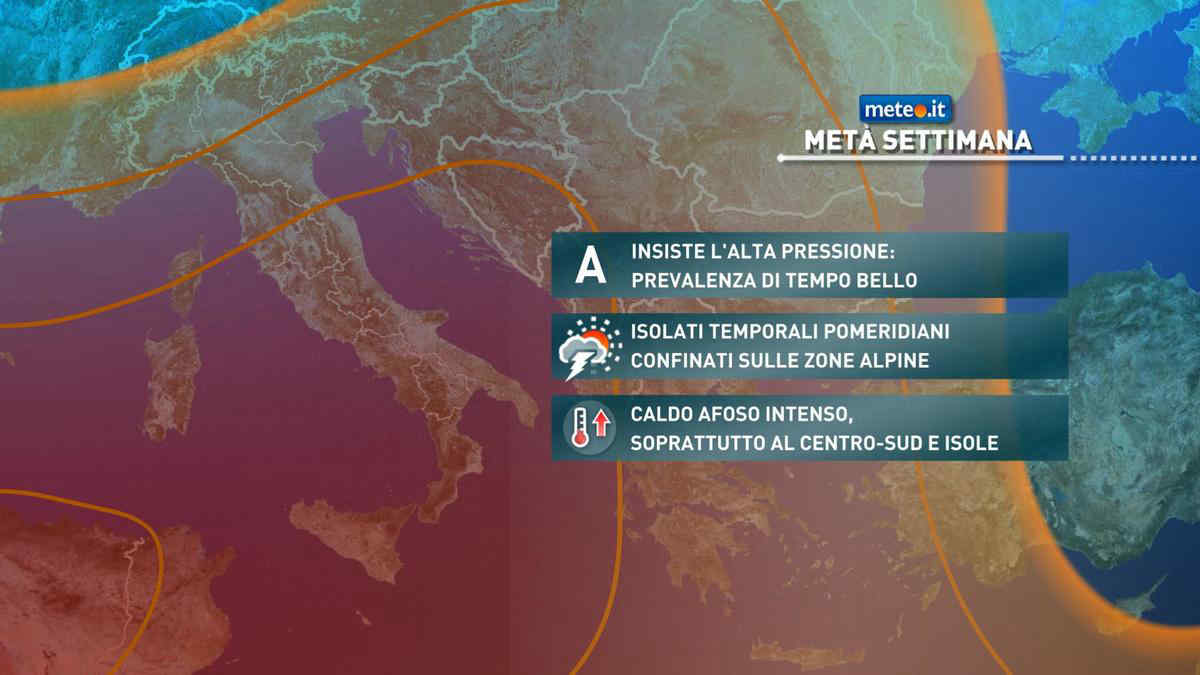 Meteo, in settimana punte prossime ai 38-40 gradi: ecco dove