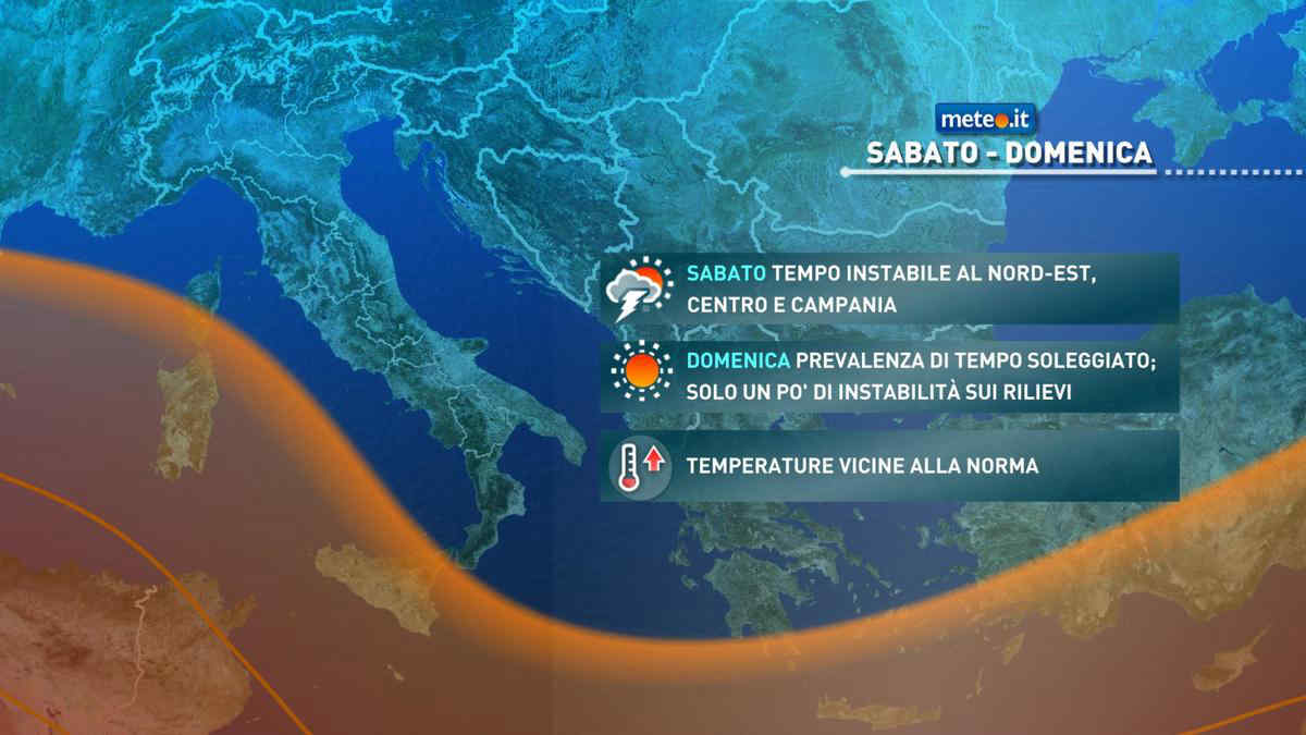 Meteo, sabato 1 temporali su Nord-Est e Centro: rischio grandine e nubifragi