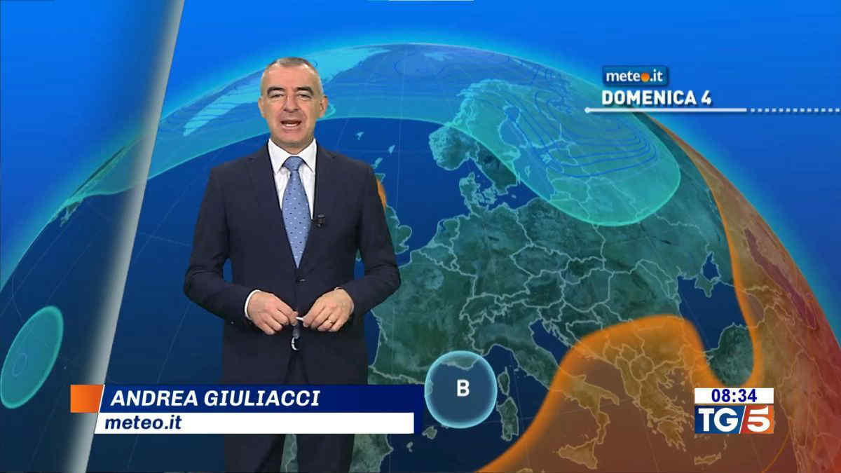 Meteo, perturbazione sull'Italia: domenica 4 temporali al Centro-Nord e Sardegna