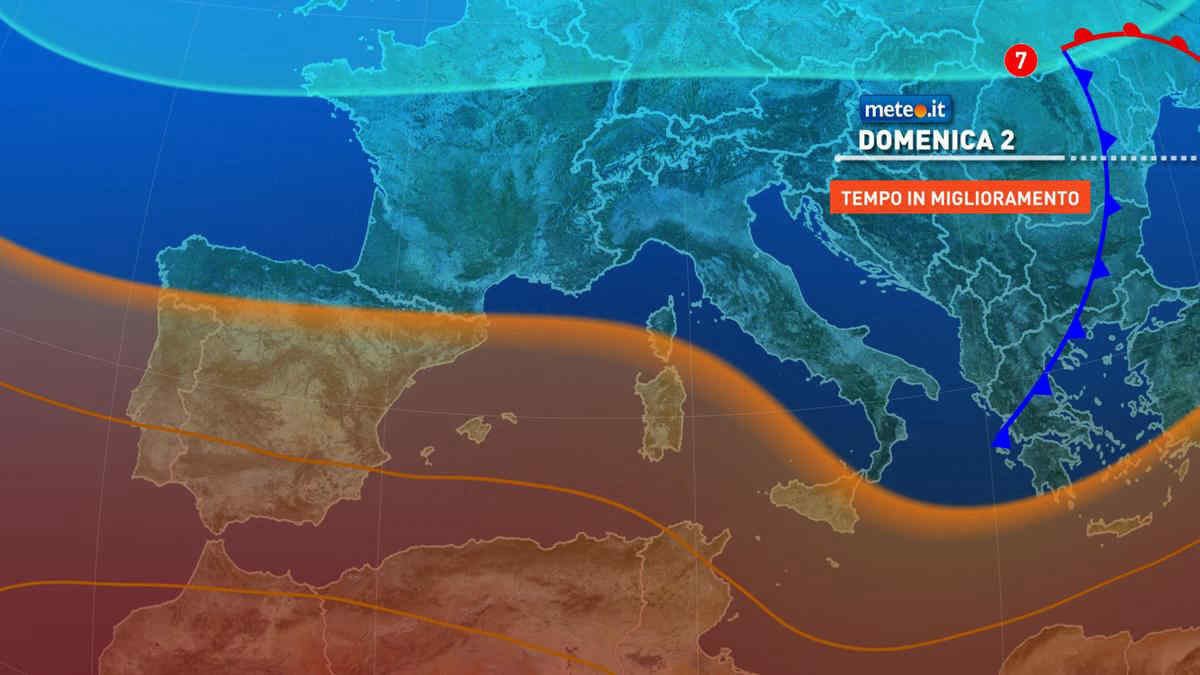 Meteo, domenica 2 luglio tempo più stabile e caldo nella norma