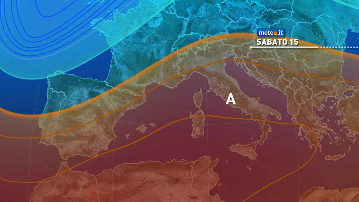 Meteo, weekend del 15-16 luglio stabile poi fase di caldo estremo