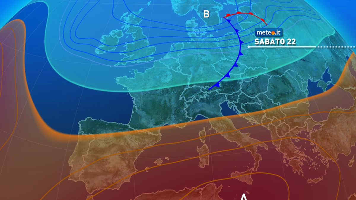 Meteo, sabato 22 luglio ancora Italia divisa tra temporali e calura