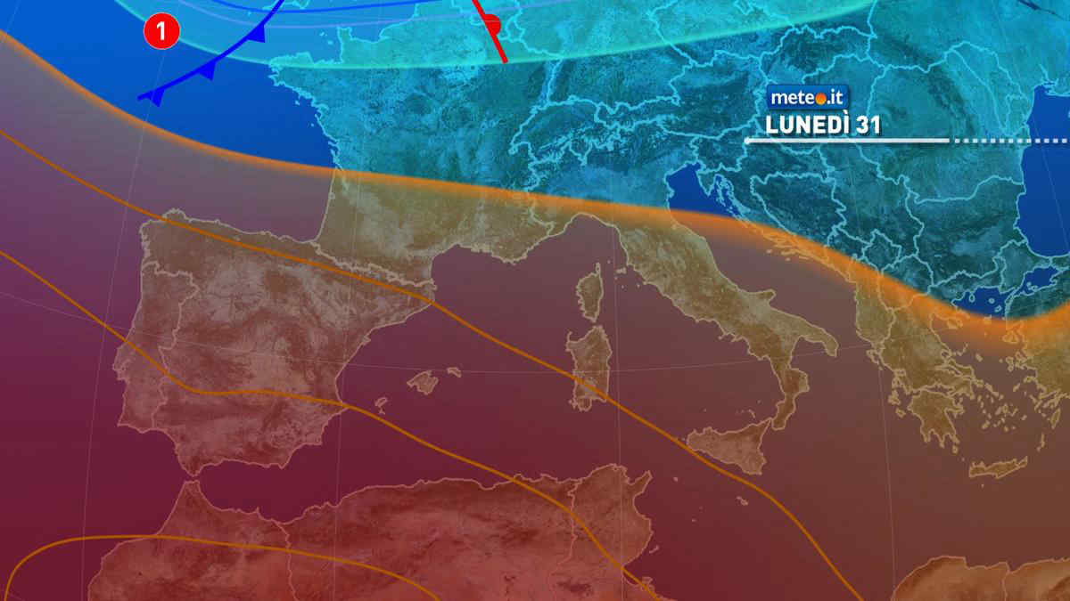 Meteo, fine luglio/inizio agosto tra instabilità e caldo in aumento. I dettagli