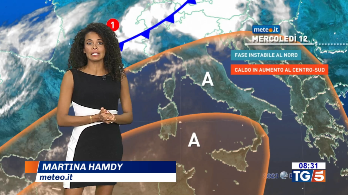 Meteo, 12 luglio tra caldo africano e forti temporali: le previsioni nei dettagli