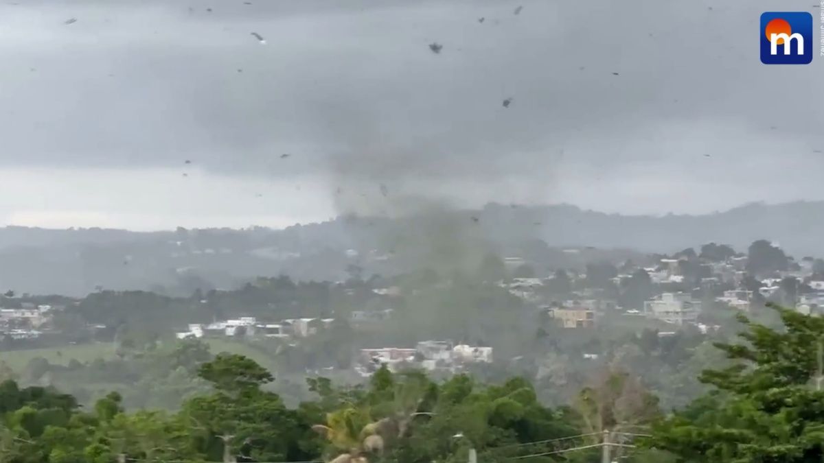 Tromba d’aria a Porto Rico, le immagini impressionanti. VIDEO