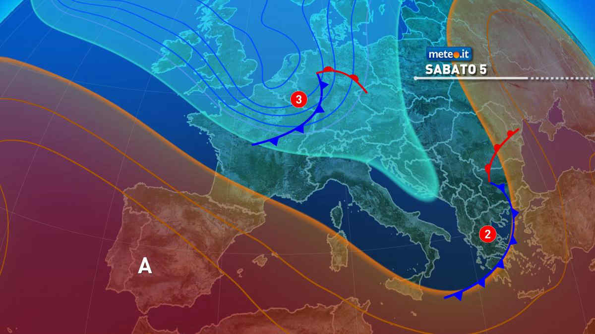 Meteo: sabato 5 maltempo al Sud e in Sicilia. Il caldo va in stand-by