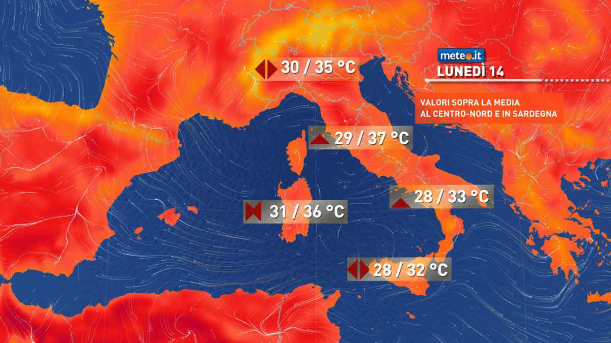 Meteo, settimana di Ferragosto con tanto sole e caldo in aumento