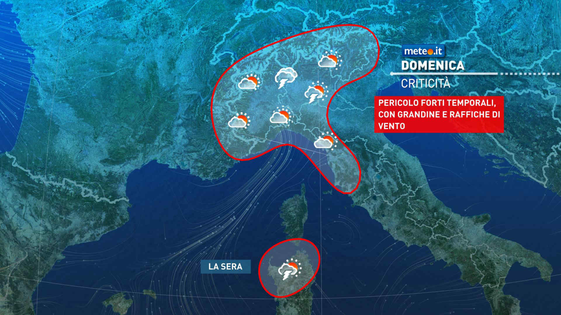 Meteo, temporali forti: domenica 27 rischio nubifragi e grandine. Ultime ore di caldo al Centro-Sud