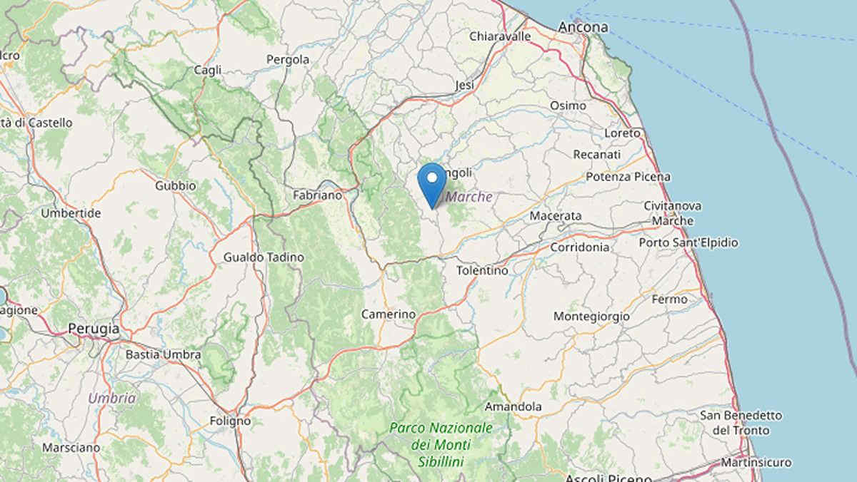 Terremoto a Macerata di magnitudo 3.4. Abitanti svegliati dalla scossa: la situazione