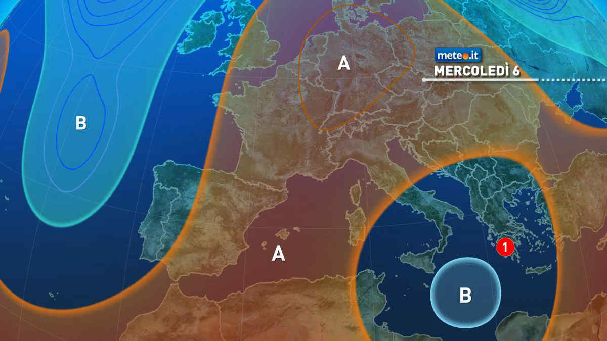 Meteo, Italia divisa in due anche domani: tanto sole al Centro-Nord, arriva qualche pioggia al Sud