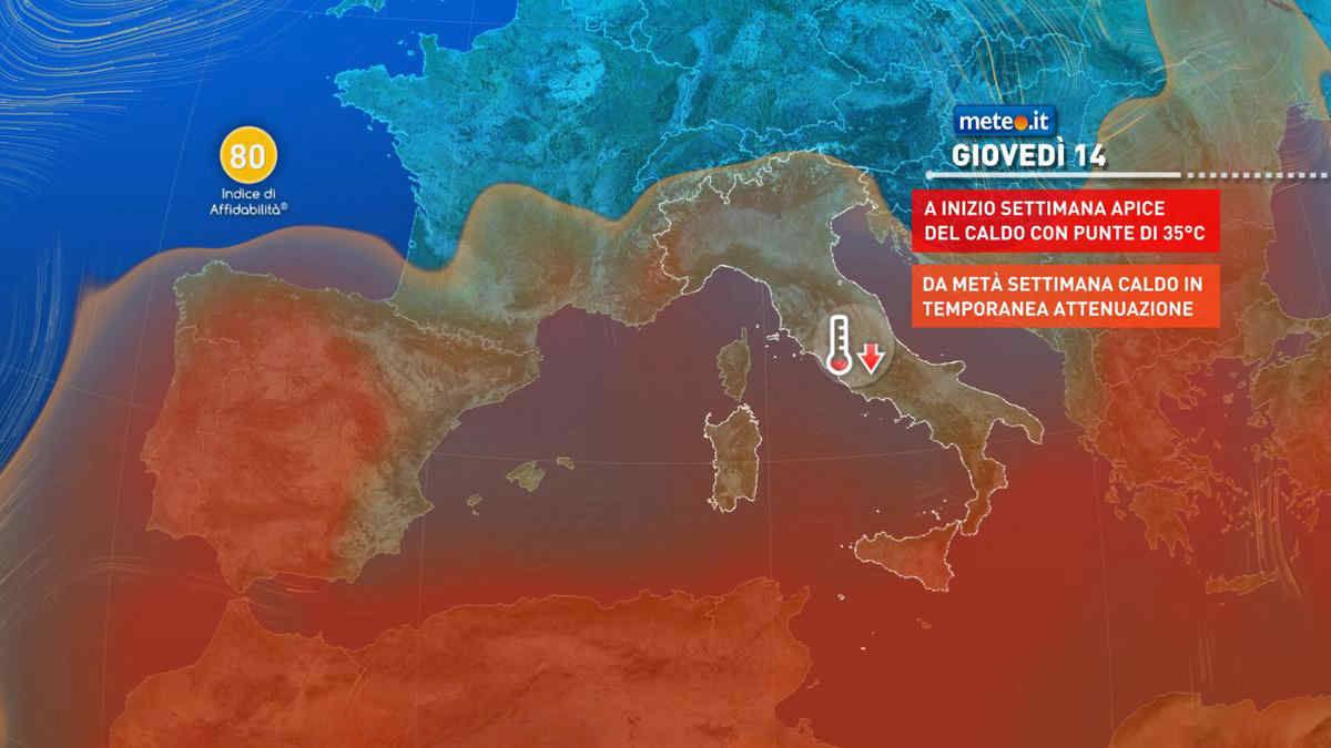 Nei prossimi giorni Italia divisa tra anticiclone e temporali. La tendenza meteo dal 14 settembre