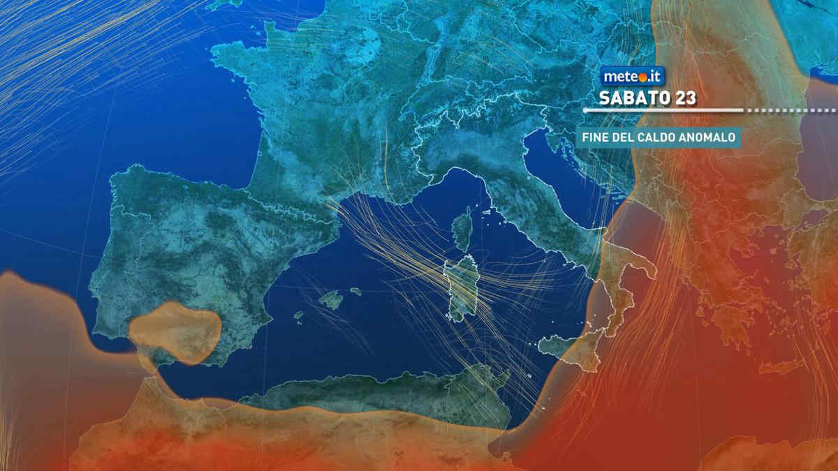Meteo weekend, tra il 23 e 24 settembre arriva l'Autunno: ciclone sull'Italia con piogge, vento e aria fresca