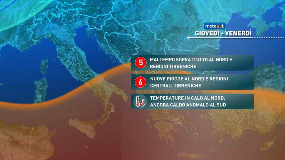 Meteo, perturbazioni in serie sull'Italia: tra il 21-22 settembre piogge diffuse, ma non dappertutto