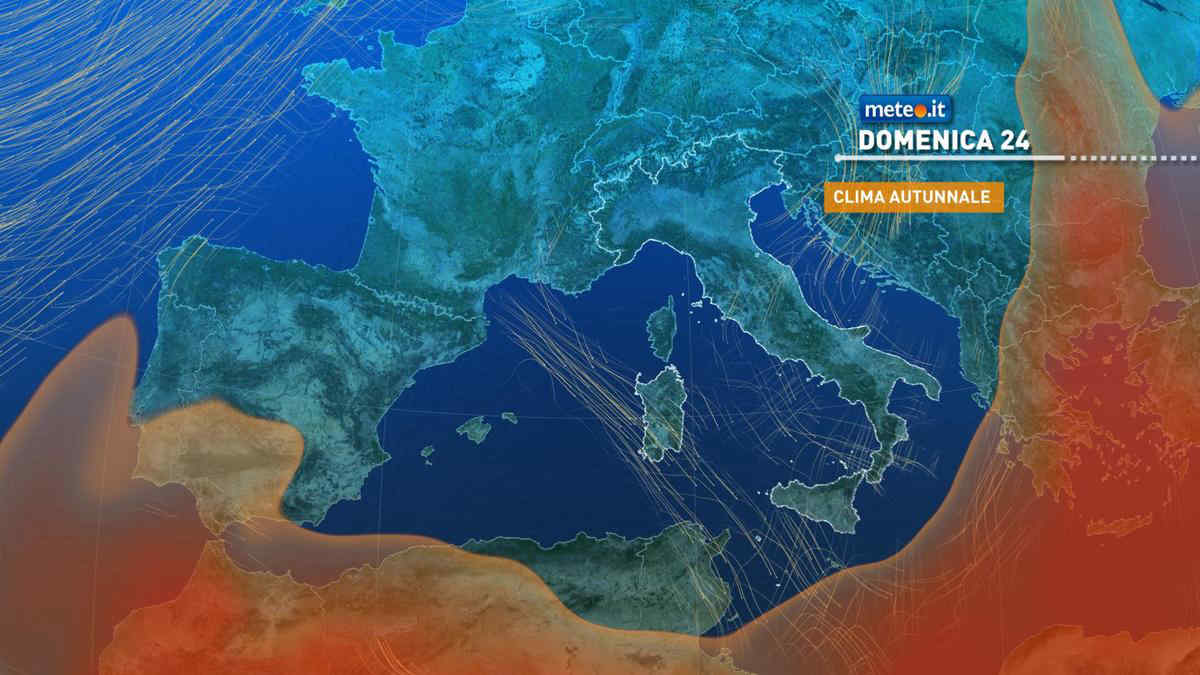 Meteo, vortice mediterraneo in sviluppo nei prossimi giorni: porterà pioggia e aria fresca. La tendenza da domenica 24 settembre