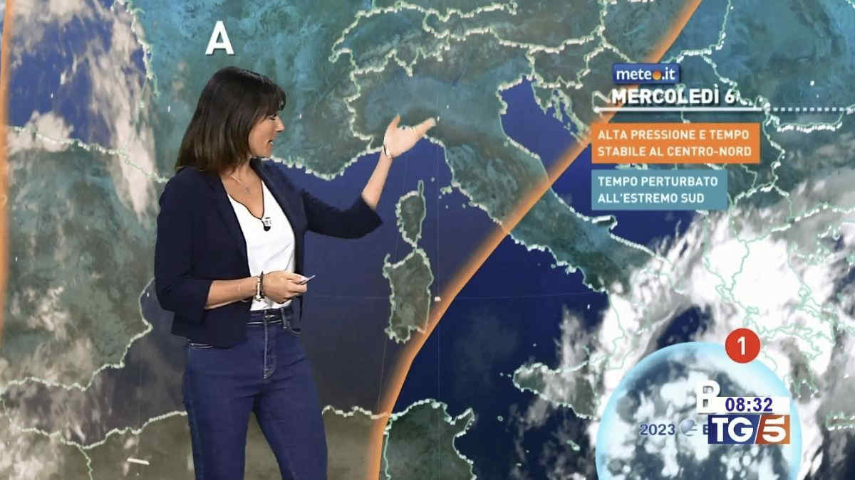 Meteo, Italia divisa tra alta pressione e vortice ciclonico sullo Ionio