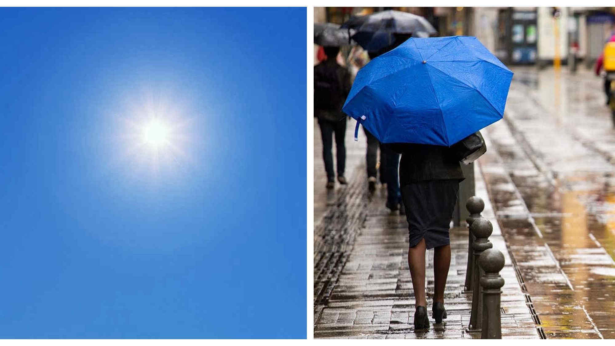 Meteo Italia, le previsioni: piogge e grandine al Nord, caldo anomalo al Sud
