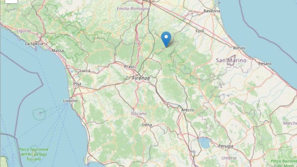 Terremoto di magnitudo 4.9 in Toscana, trema l'Appennino Tosco-Emiliano: epicentro a Marradi