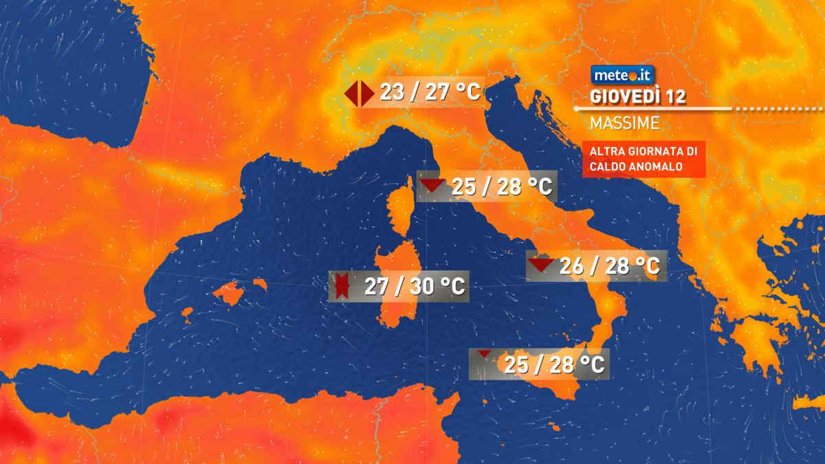 Meteo: fino a venerdì 13 ottobre sole e caldo anomalo. Poi brusca svolta!