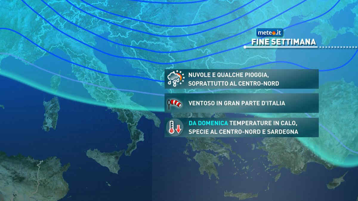 Meteo: svolta nel weekend! A inizio settimana temporali e brusco calo termico