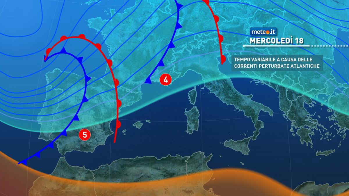 2 perturbazioni verso l'Italia: dove arriva la pioggia? Le previsioni meteo dal 18 ottobre
