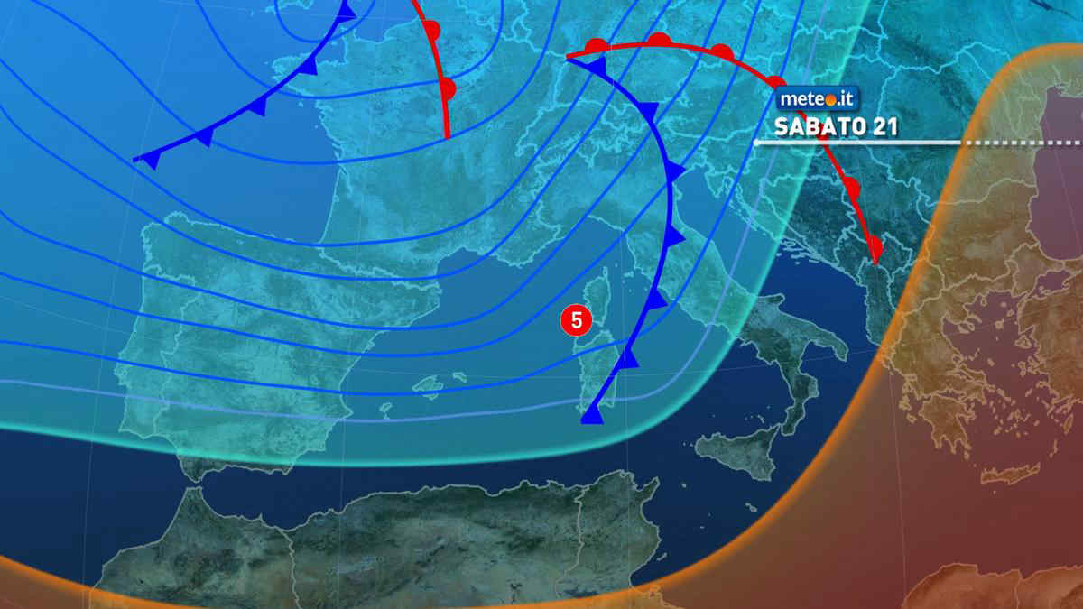 Meteo: sabato 21 ottobre maltempo diffuso. Ancora rischio nubifragi
