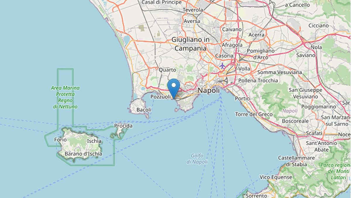 Terremoto Campi Flegrei oggi: nuova scossa avvertita anche a Napoli dopo quelle più piccole della scorsa notte