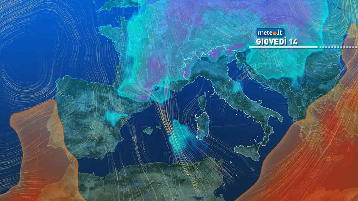 Nuova fase di pioggia e freddo, ecco le zone coinvolte. Le previsioni meteo dal 13 dicembre